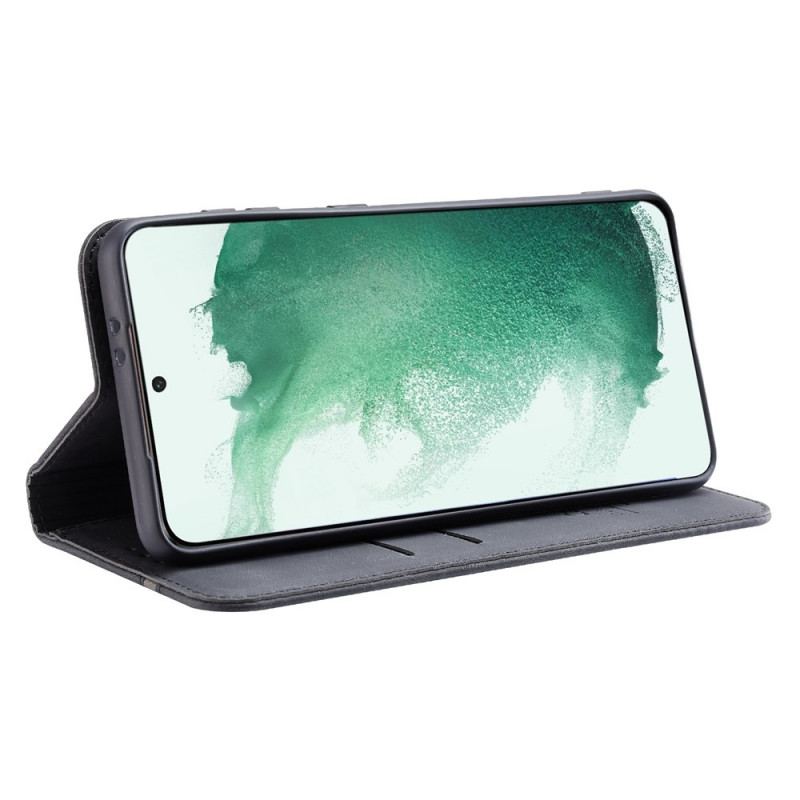 Capa De Celular Para Samsung Galaxy S22 5G Flip Couro Sintético Casedance