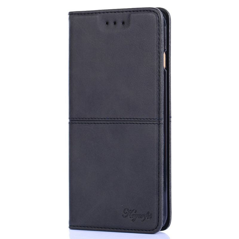 Capa De Celular Para Samsung Galaxy S22 5G Flip Estilo Alta Costura De Couro