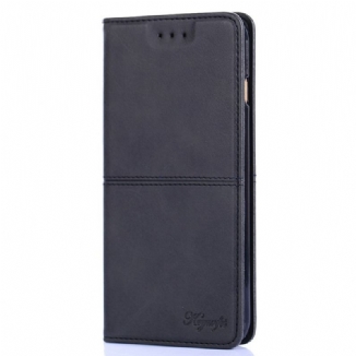 Capa De Celular Para Samsung Galaxy S22 5G Flip Estilo Alta Costura De Couro