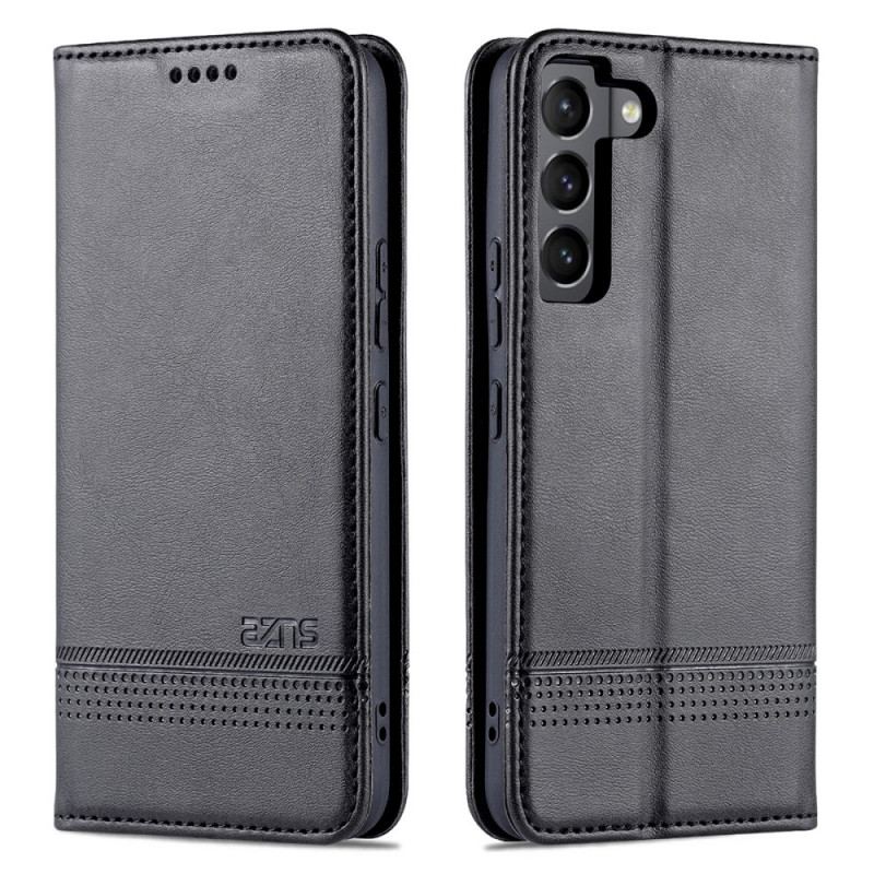 Capa De Celular Para Samsung Galaxy S22 5G Flip Estilo De Couro Azns