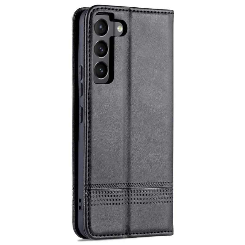 Capa De Celular Para Samsung Galaxy S22 5G Flip Estilo De Couro Azns