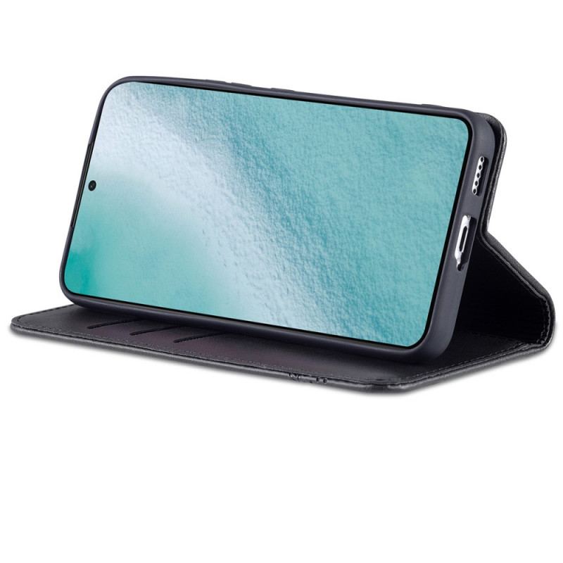 Capa De Celular Para Samsung Galaxy S22 5G Flip Estilo De Couro Azns