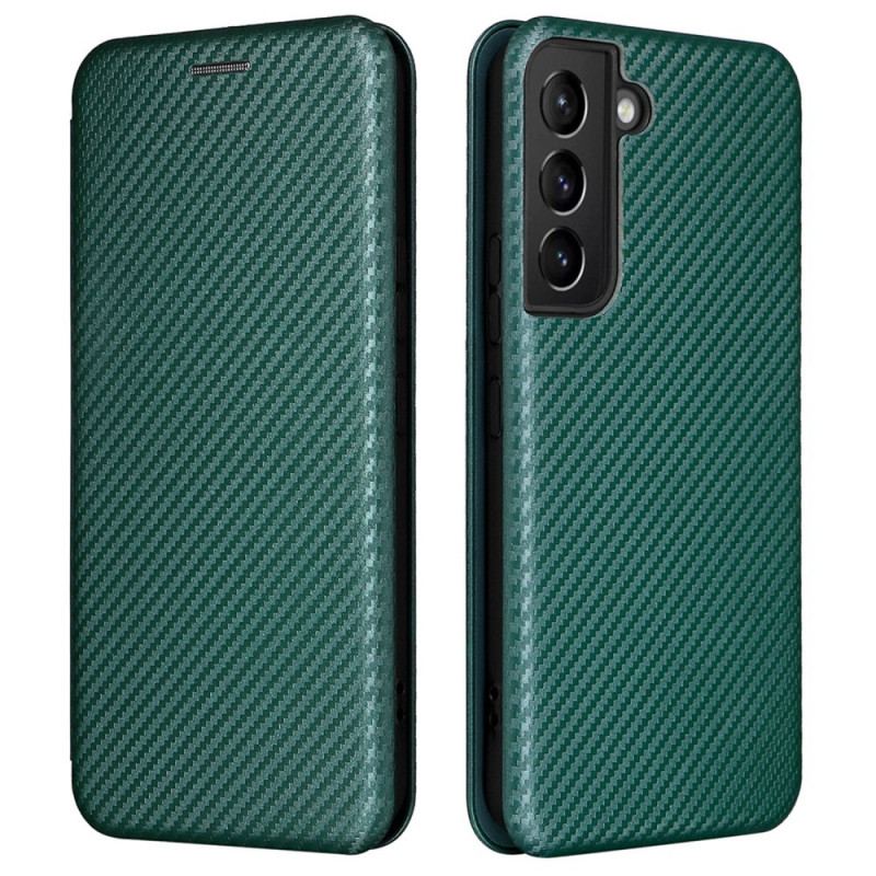 Capa De Celular Para Samsung Galaxy S22 5G Flip Fibra De Carbono