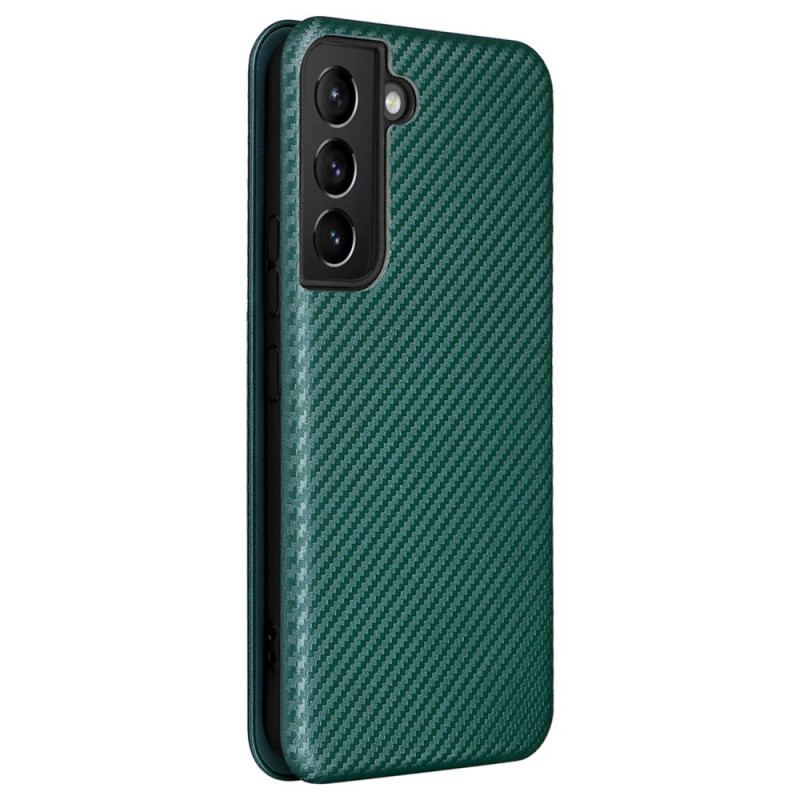 Capa De Celular Para Samsung Galaxy S22 5G Flip Fibra De Carbono