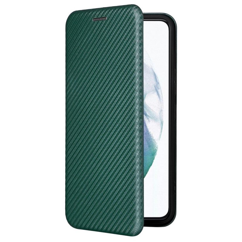 Capa De Celular Para Samsung Galaxy S22 5G Flip Fibra De Carbono