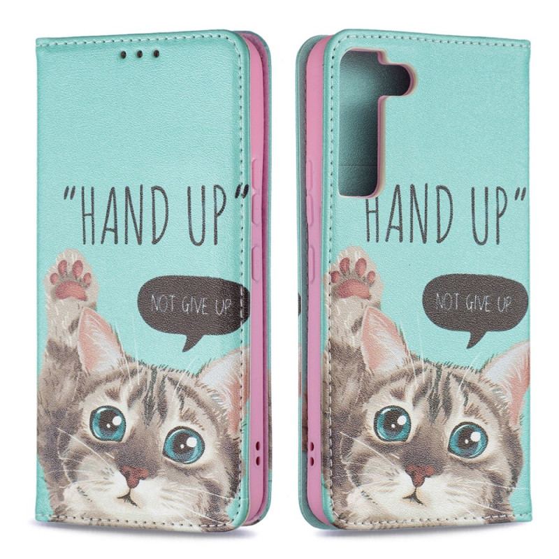 Capa De Celular Para Samsung Galaxy S22 5G Flip Hand-up