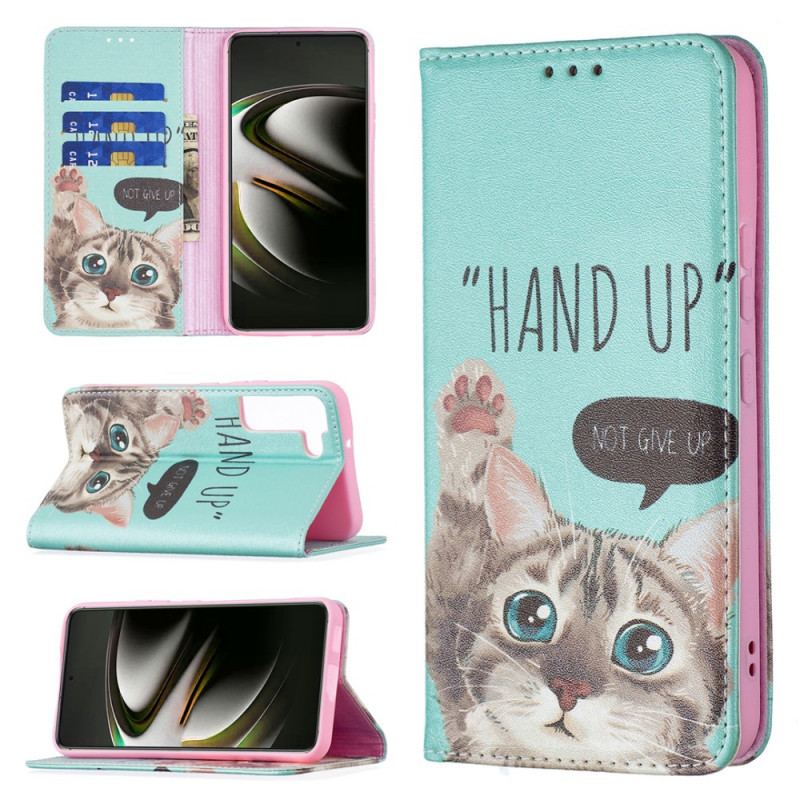 Capa De Celular Para Samsung Galaxy S22 5G Flip Hand-up