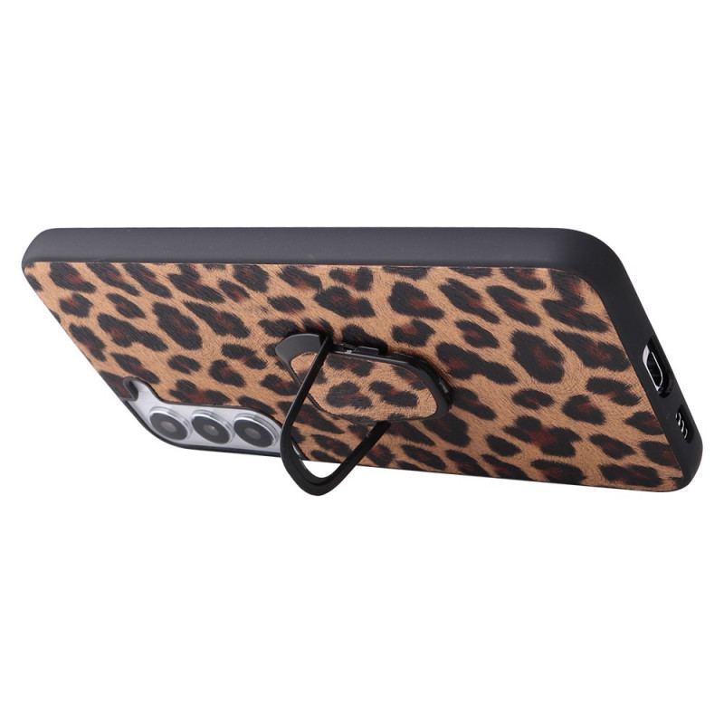 Capa De Celular Para Samsung Galaxy S22 5G Suporte De Anel De Fibra De Carbono