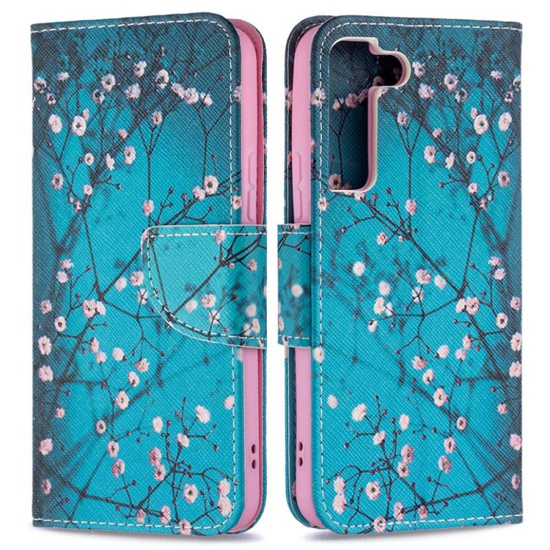 Capa Flip Para Samsung Galaxy S22 5G Árvore Florida