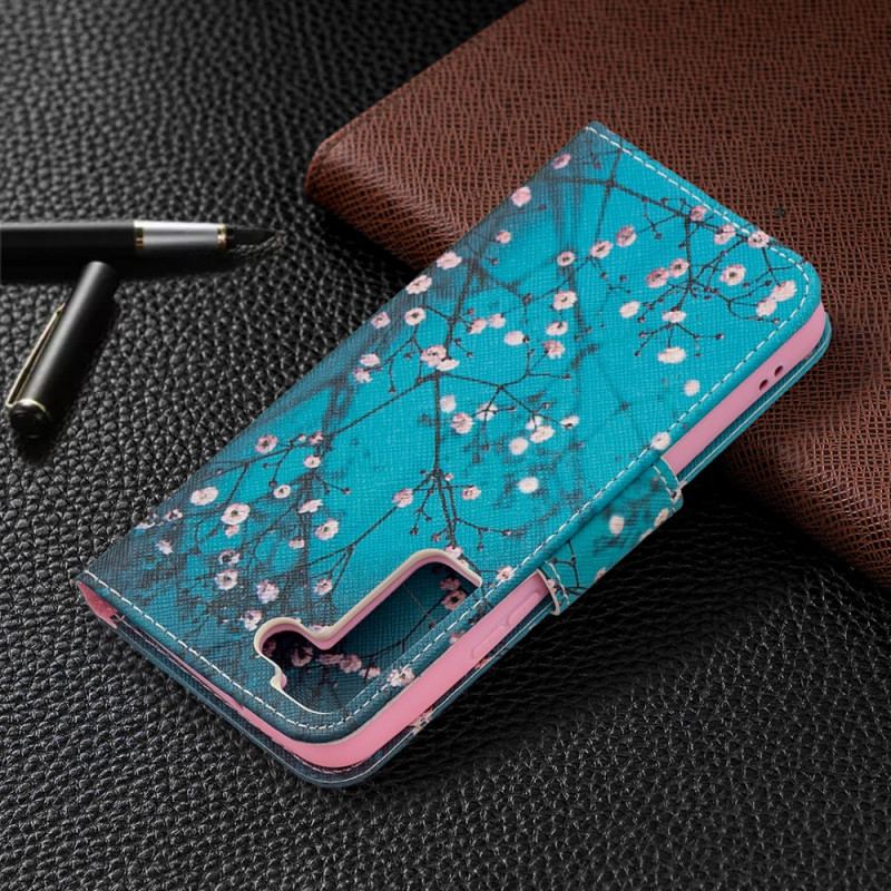 Capa Flip Para Samsung Galaxy S22 5G Árvore Florida