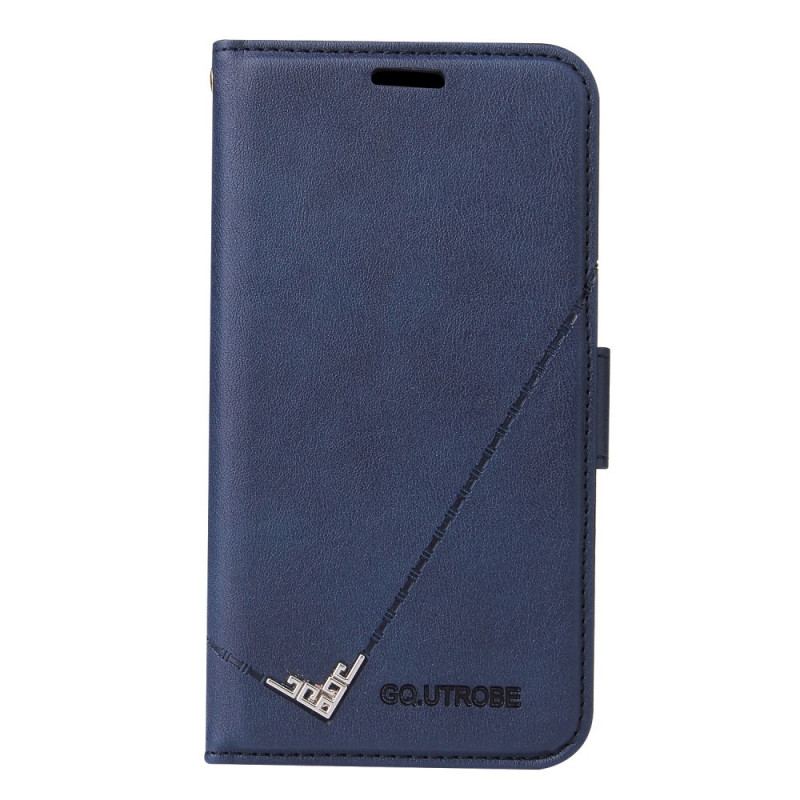 Capa Flip Para Samsung Galaxy S22 5G Couro Sintético Gq.utrobe