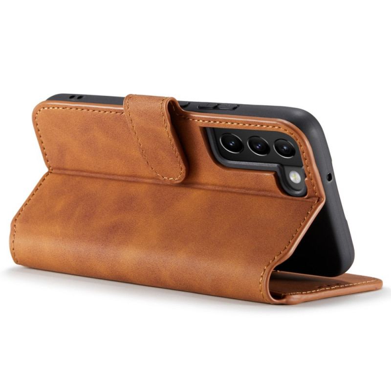 Capa Flip Para Samsung Galaxy S22 5G Dg.ming Retro