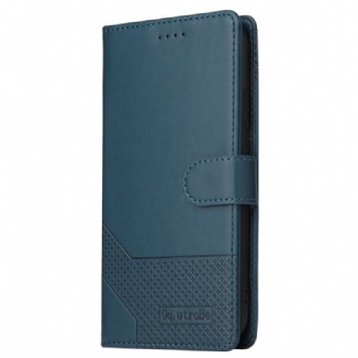 Capa Flip Para Samsung Galaxy S22 5G Efeito Couro Gq.utrobe