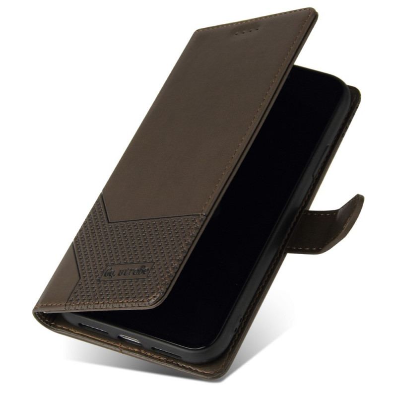 Capa Flip Para Samsung Galaxy S22 5G Efeito Couro Gq.utrobe