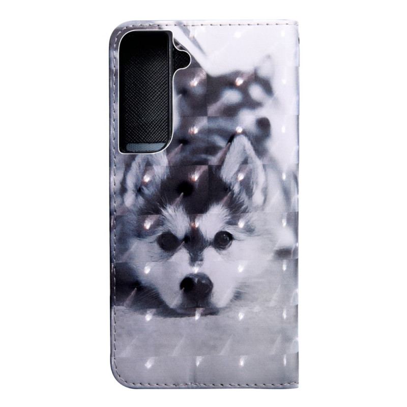 Capa Flip Para Samsung Galaxy S22 5G Gustavo. O Cachorro