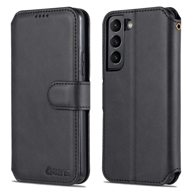 Capa Folio Para Samsung Galaxy S22 5G Azns Retrô