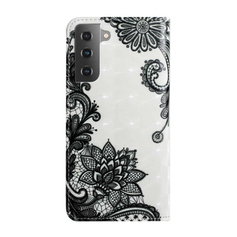 Capa Folio Para Samsung Galaxy S22 5G Renda