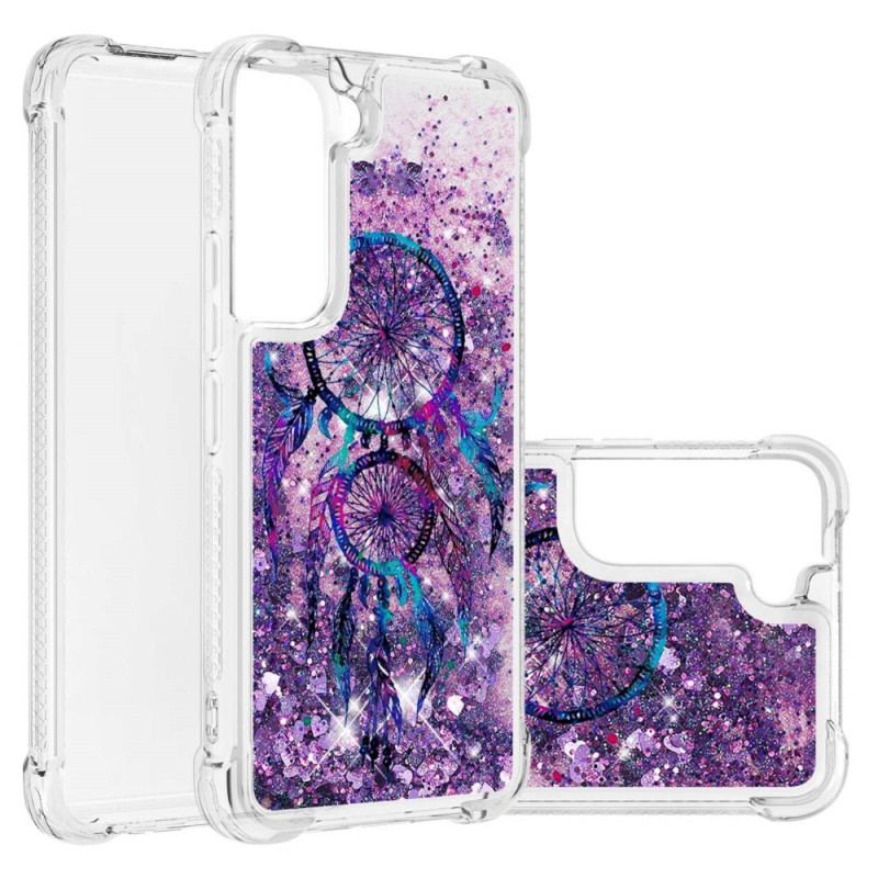 Capa Para Samsung Galaxy S22 5G Apanhador De Sonhos Glitter