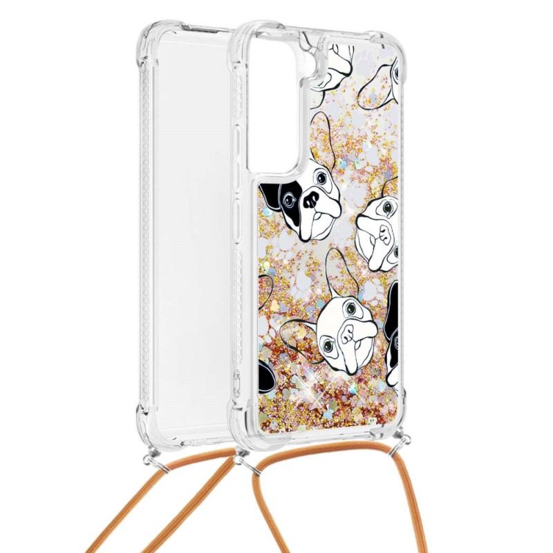 Capa Para Samsung Galaxy S22 5G De celular Cadelas De Lantejoulas