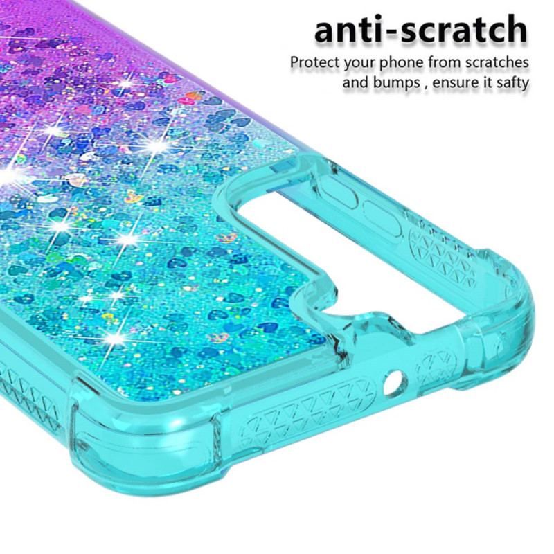 Capa Para Samsung Galaxy S22 5G Cores De Lantejoulas