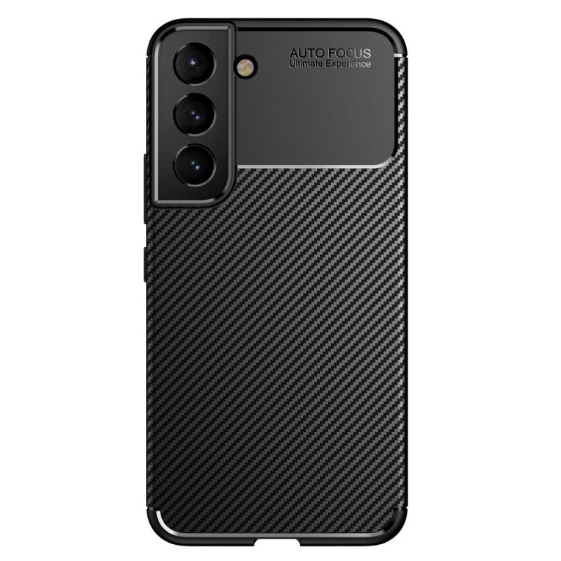 Capa Para Samsung Galaxy S22 5G Fibra De Carbono Flexível