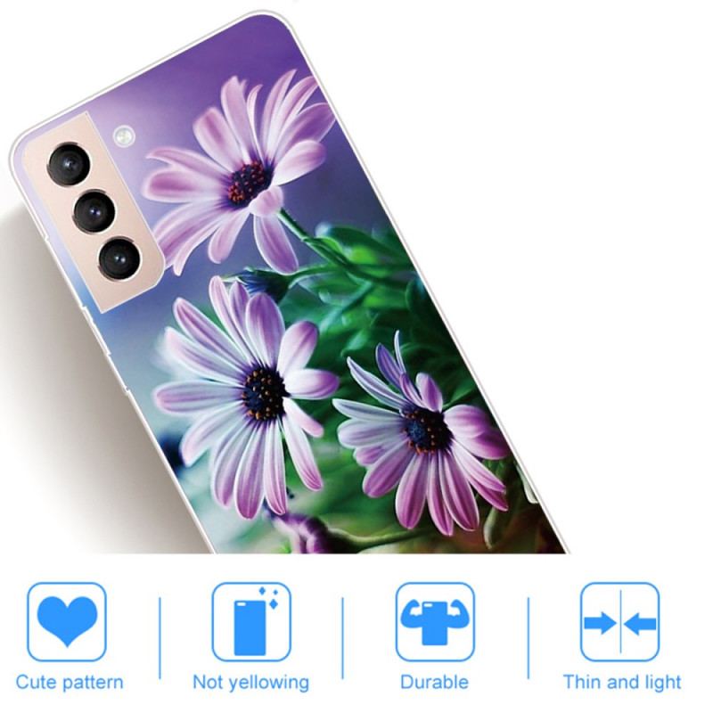 Capa Para Samsung Galaxy S22 5G Flores Realistas