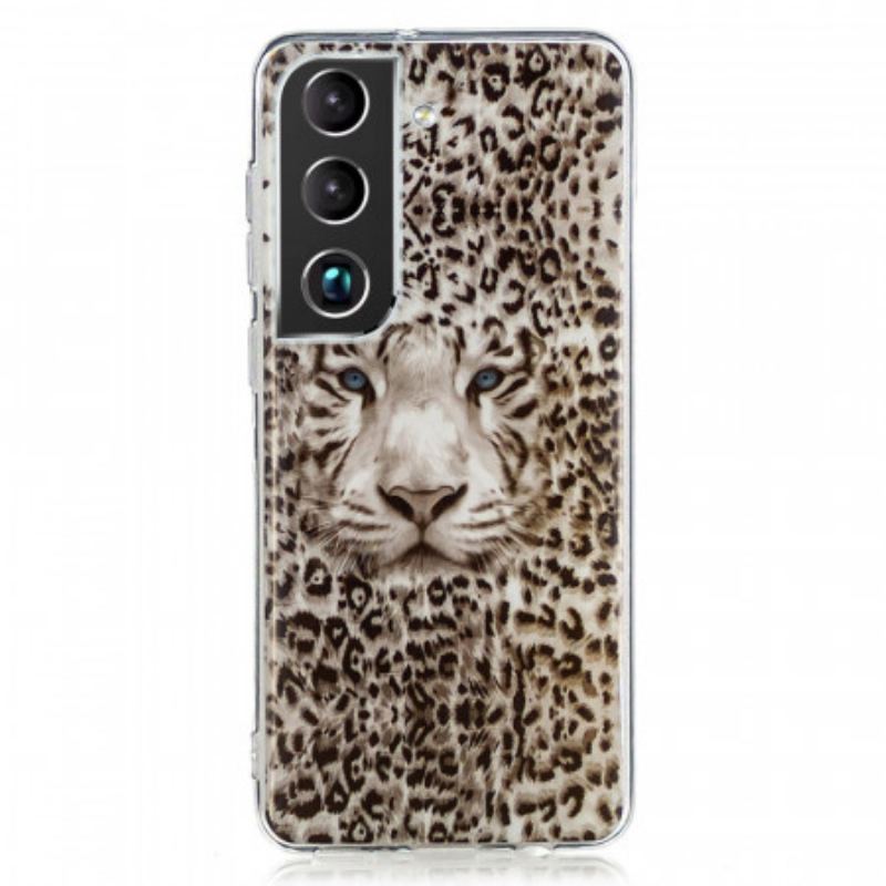 Capa Para Samsung Galaxy S22 5G Leopardo Fluorescente