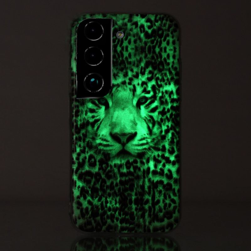 Capa Para Samsung Galaxy S22 5G Leopardo Fluorescente