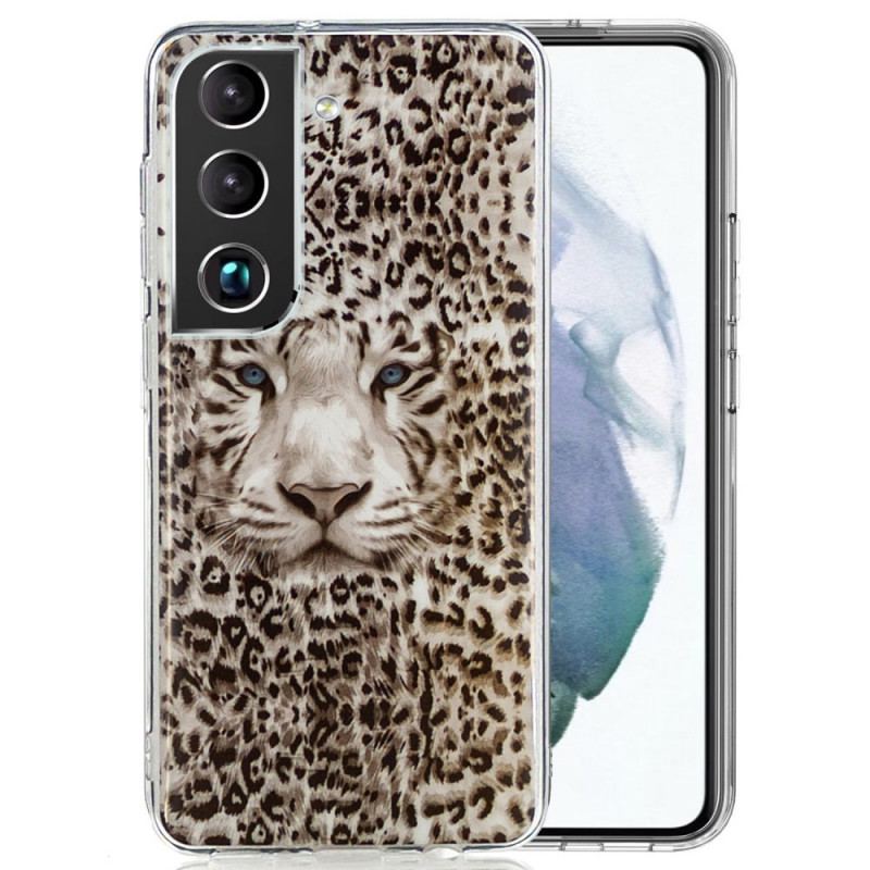 Capa Para Samsung Galaxy S22 5G Leopardo Fluorescente