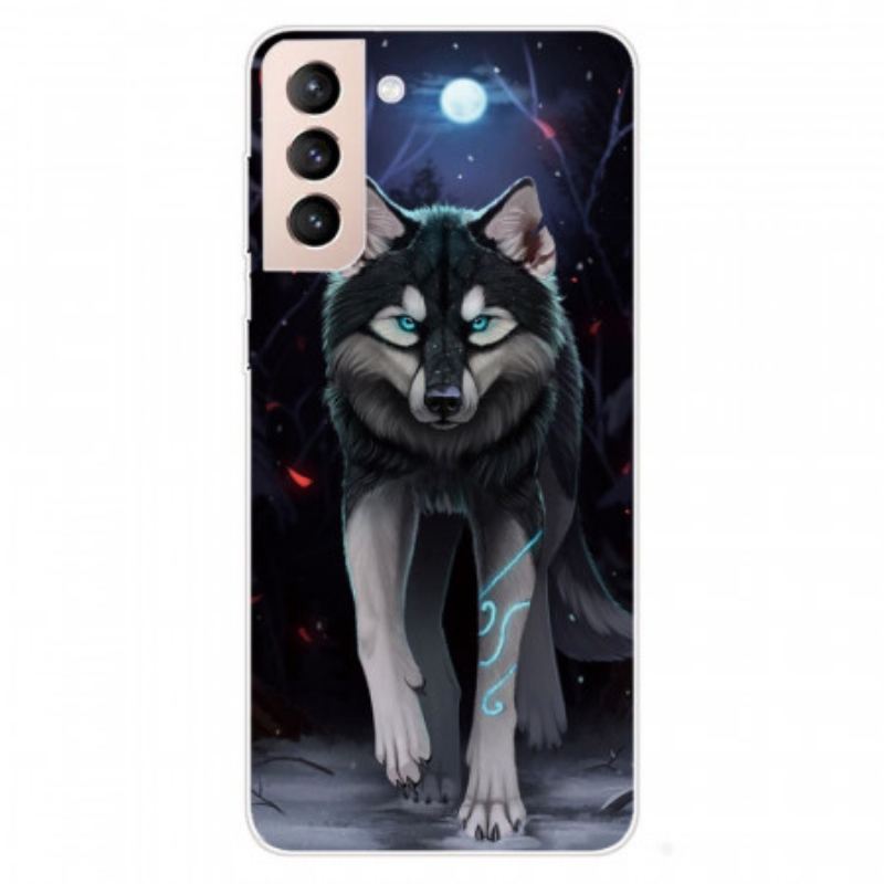 Capa Para Samsung Galaxy S22 5G Lobo Real