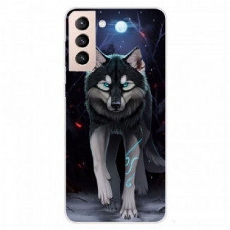 Capa Para Samsung Galaxy S22 5G Lobo Real