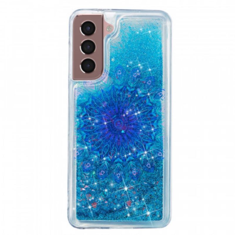 Capa Para Samsung Galaxy S22 5G Mandala De Glitter