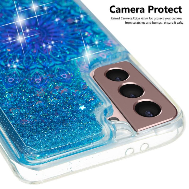 Capa Para Samsung Galaxy S22 5G Mandala De Glitter