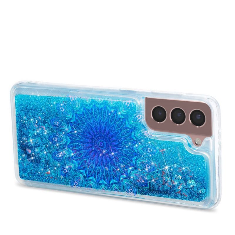 Capa Para Samsung Galaxy S22 5G Mandala De Glitter