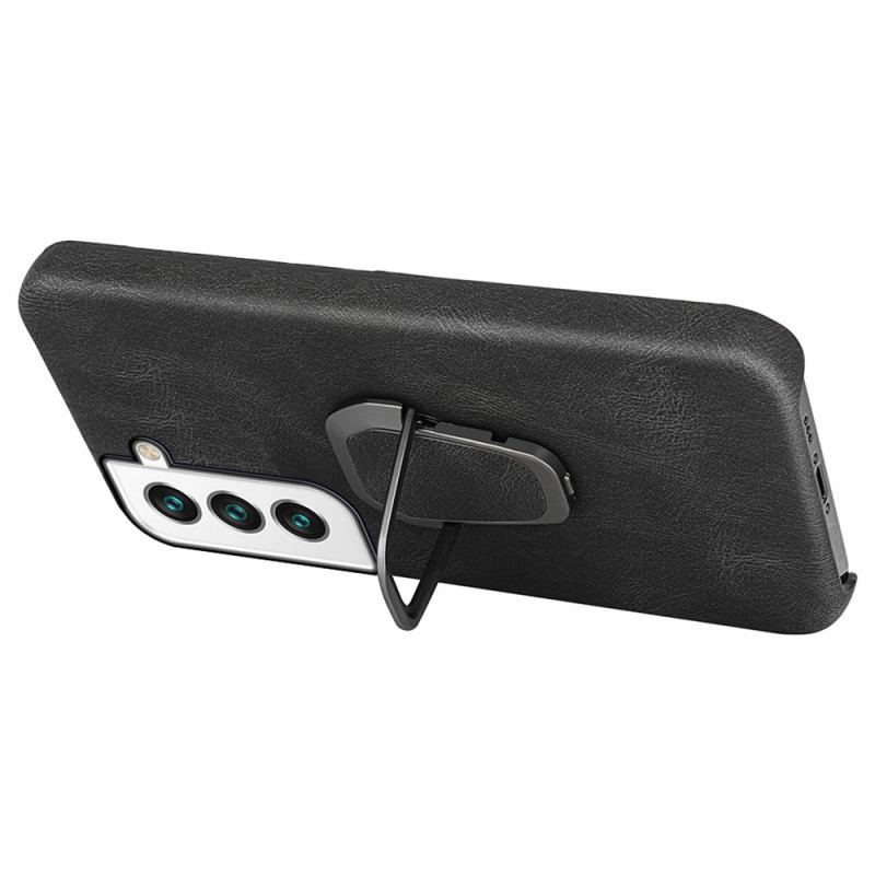 Capa Para Samsung Galaxy S22 5G Novas Cores Com Suporte Para Anéis De Efeito De Couro