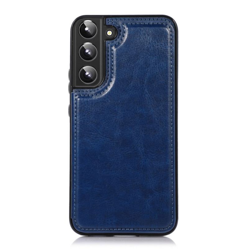 Capa Para Samsung Galaxy S22 5G Suporte De Cartão De Design De Couro