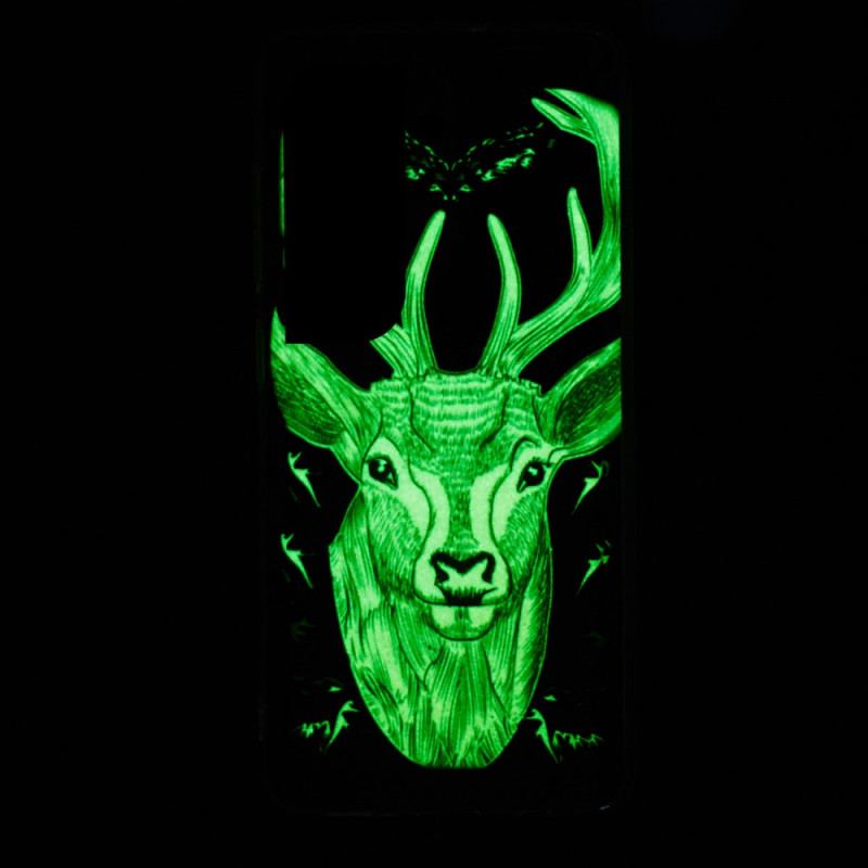 Capa Para Samsung Galaxy S22 5G Veado Majestoso Fluorescente