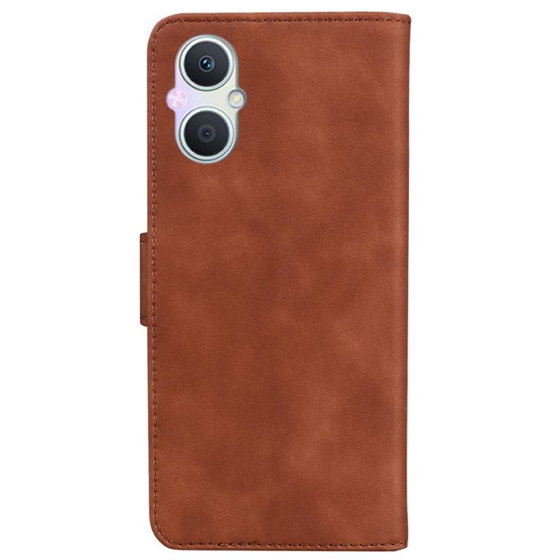 Capa De Couro Para Oppo Reno 8 Lite Borboleta