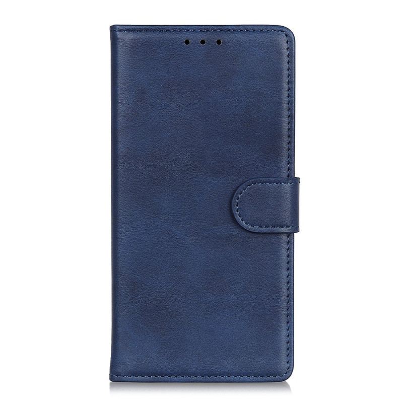 Capa De Couro Para Oppo Reno 8 Lite Estilo De Couro Fosco