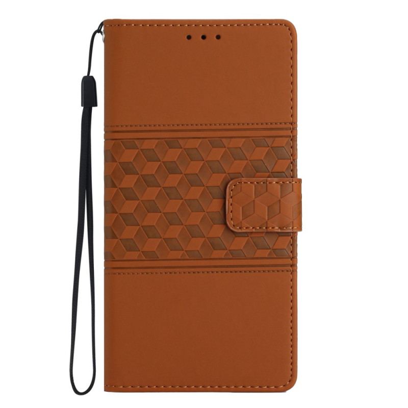 Capa Flip Para Oppo Reno 8 Lite Cubos 3d