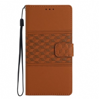 Capa Flip Para Oppo Reno 8 Lite Cubos 3d