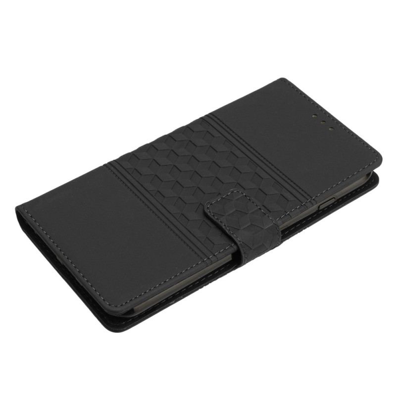 Capa Flip Para Oppo Reno 8 Lite Cubos 3d