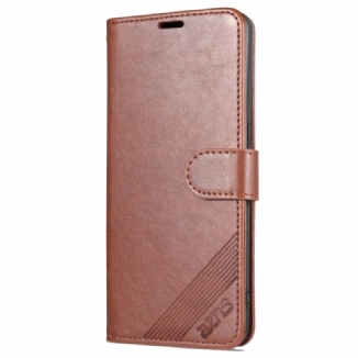 Capa Flip Para Oppo Reno 8 Lite Estilo De Couro Azns