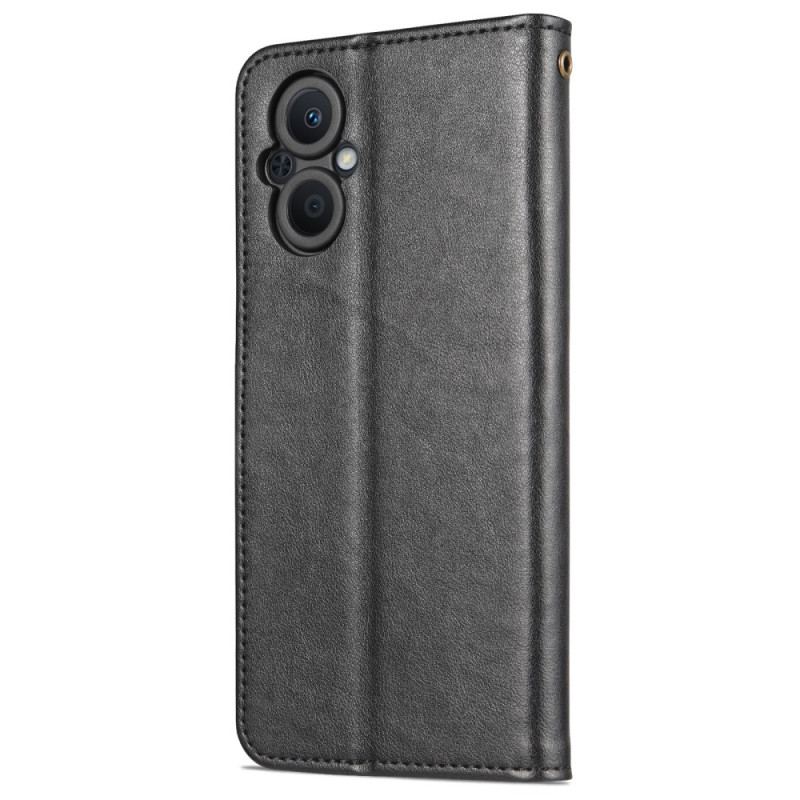 Capa Flip Para Oppo Reno 8 Lite Estilo De Couro Azns