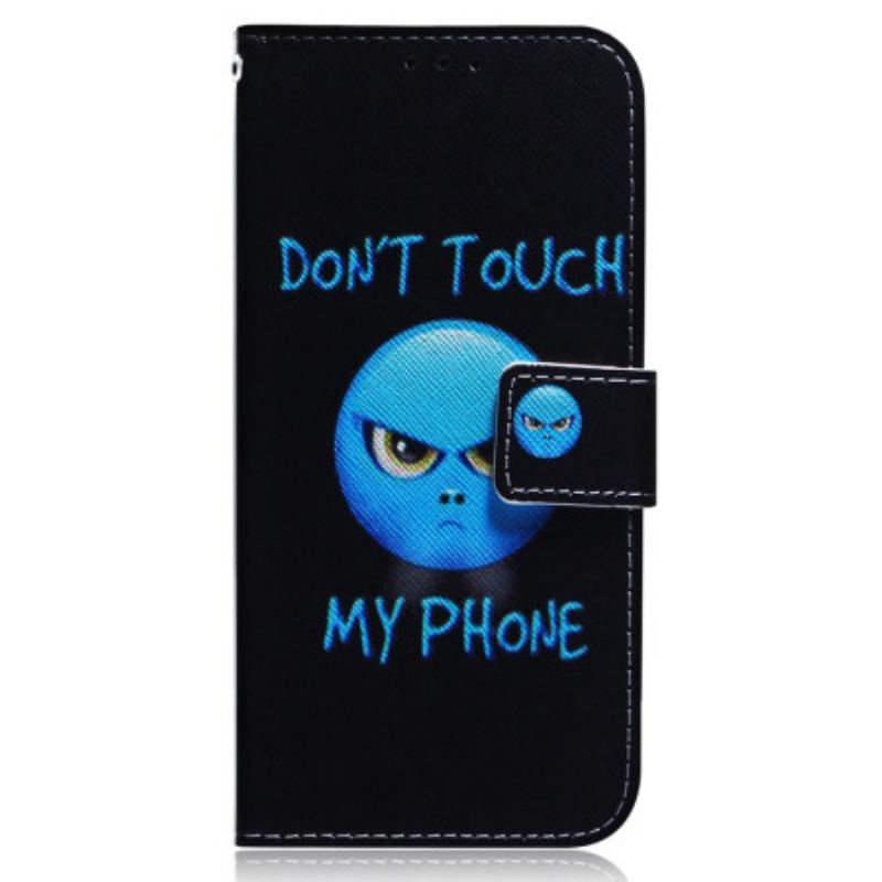 Capa Folio Para Oppo Reno 8 Lite Emoji Telefone