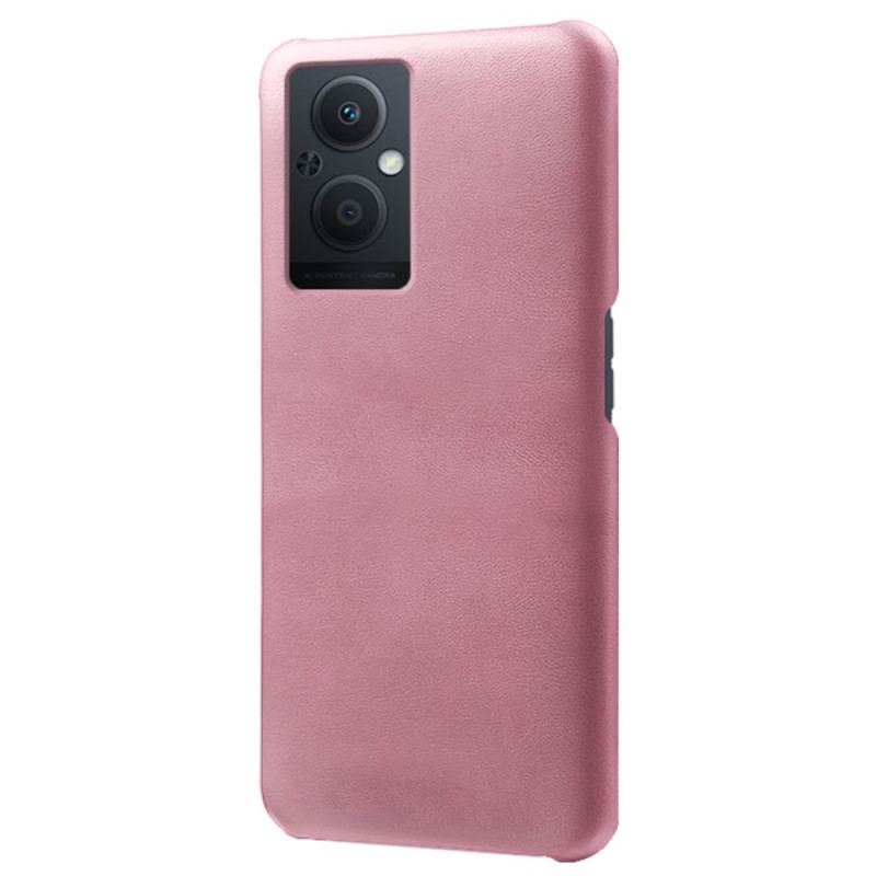 Capa Para Oppo Reno 8 Lite Efeito Couro