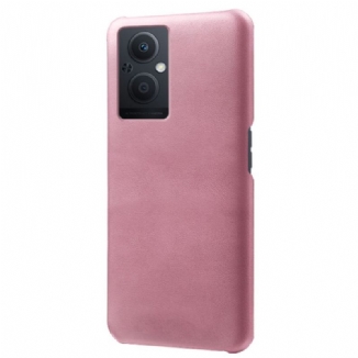 Capa Para Oppo Reno 8 Lite Efeito Couro