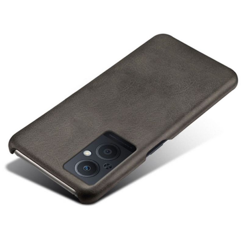 Capa Para Oppo Reno 8 Lite Efeito Couro