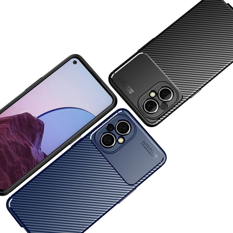 Capa Para Oppo Reno 8 Lite Fibra De Carbono Flexível