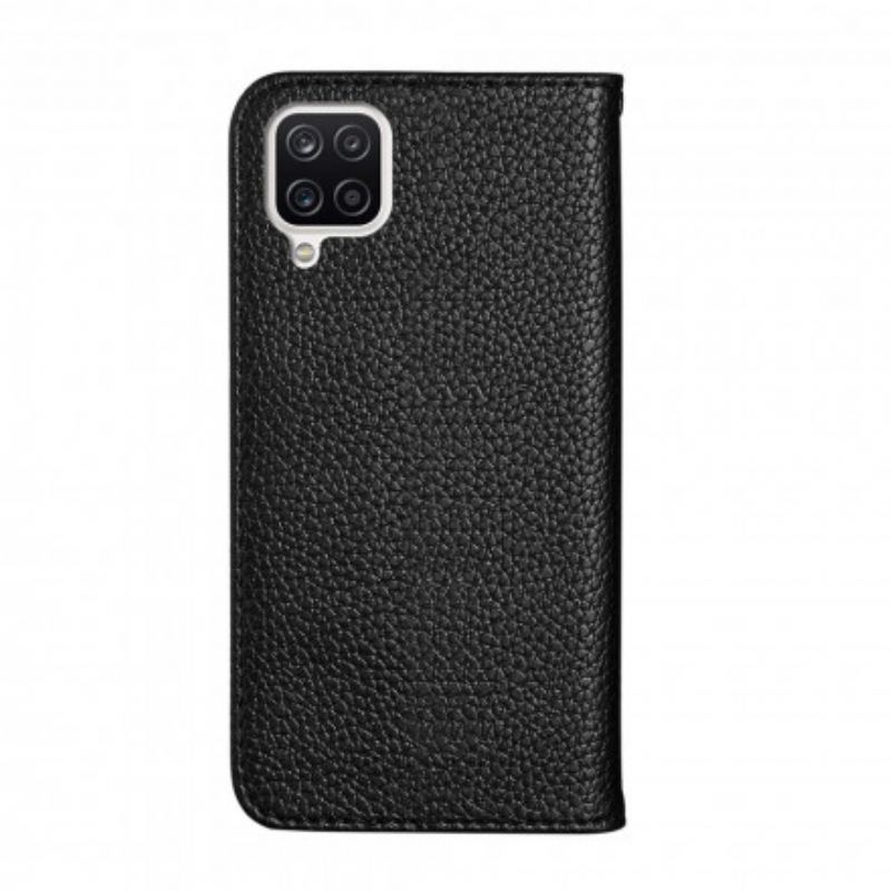 Capa De Celular Para Samsung Galaxy A22 Flip Couro Falso Lichia Ultra Chic